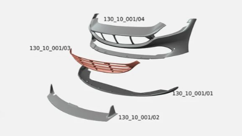 Photo of Capristo Carbon Fibre Front Bumper (Complete) for the Ferrari Roma/Roma Spider - Image 2